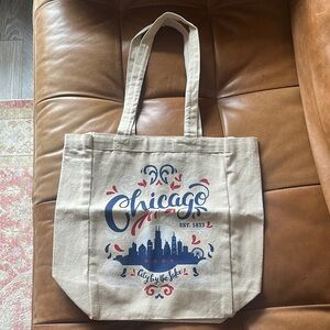 Chicago Canvas Tote Bag